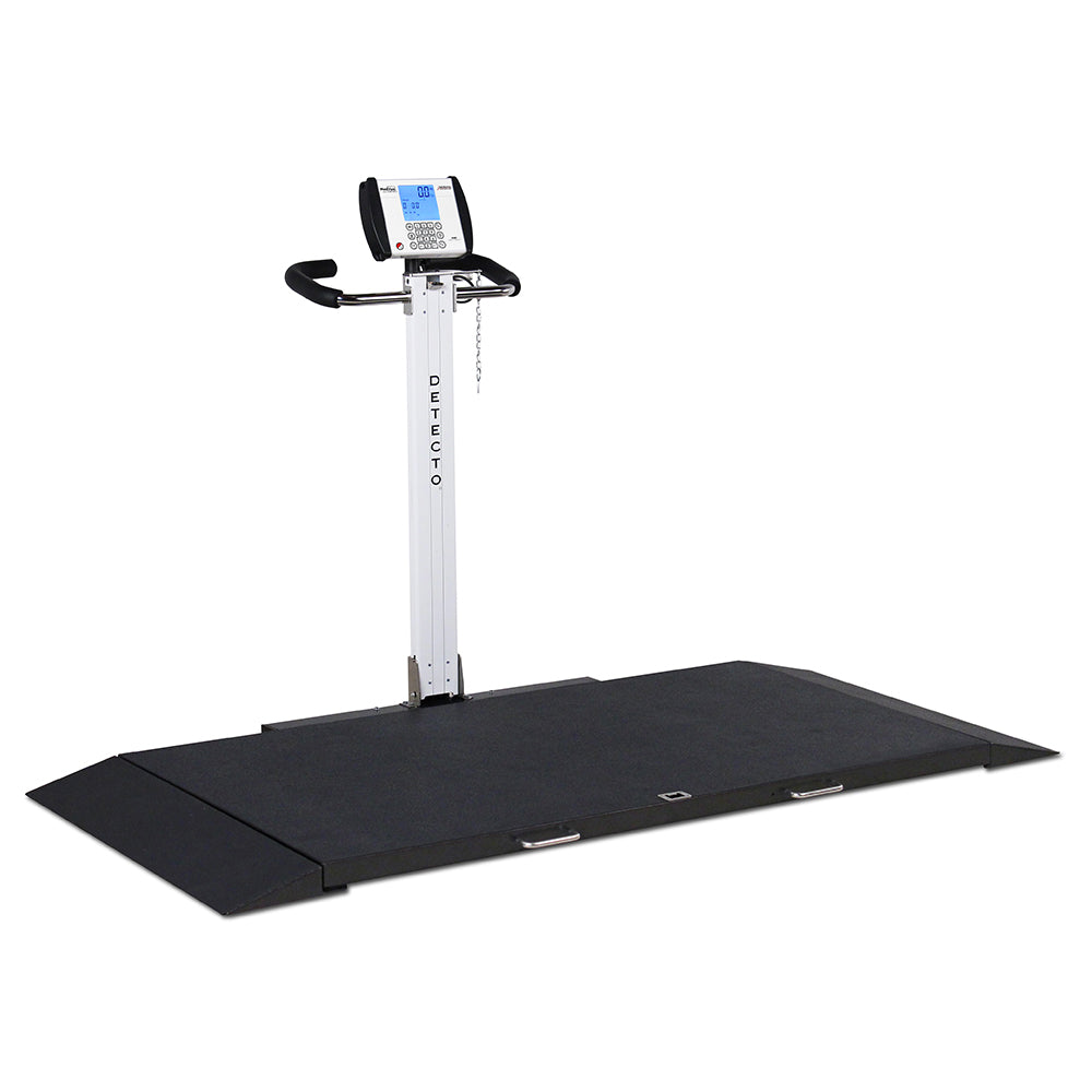 Detecto Digital Portable Stretcher Scale with Folding Column
