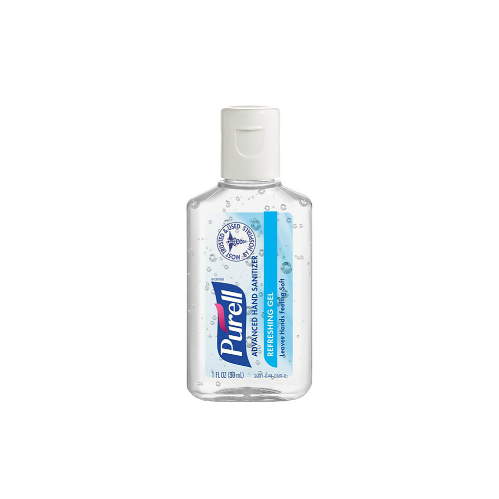 Purell Advanced Hand Sanitizer Flip Cap Portable Refreshing Gel Bottle - 1 fl oz - No Insurance Medical Supplies