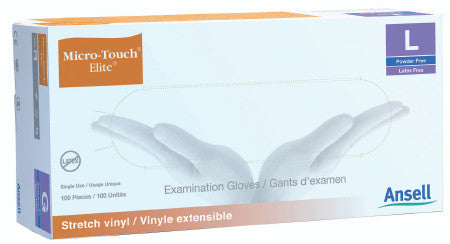 Ansell Micro-Touch Elite Exam Gloves - Large 100 Count - No Insurance Medical Supplies
