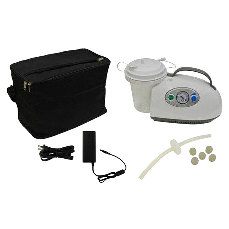 Roscoe Medical Portable Suction Machine with DC Rechargeable Battery