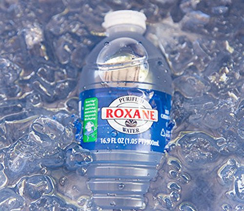 Roxane Purified Drinking Bottled Water, 1 case of 24 bottles - No Insurance Medical Supplies