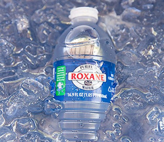 Roxane Purified Drinking Bottled Water, 1 case of 24 bottles - No Insurance Medical Supplies