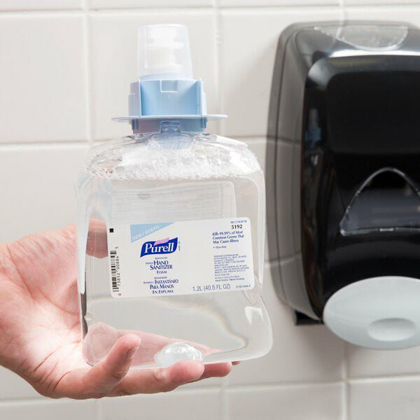 Purell Advanced Hand Sanitizer Foam Refill for FMX-12 Dispenser - 1200 mL, Pack of 4