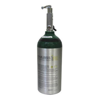 DeVilbiss Healthcare 870 Post Valve Oxygen Cylinder, C Cylinder - No Insurance Medical Supplies