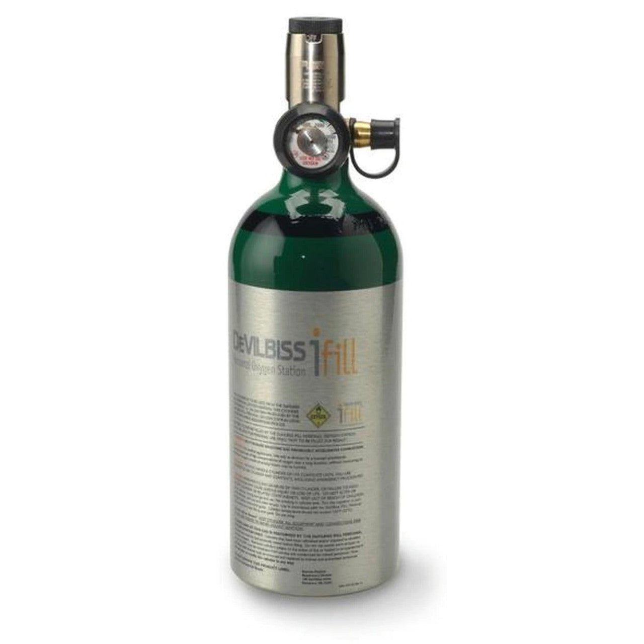 DeVilbiss Continuous Flow Oxygen Cylinder, C Cylinder - No Insurance Medical Supplies