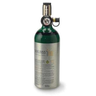 DeVilbiss Continuous Flow Oxygen Cylinder, C Cylinder - No Insurance Medical Supplies