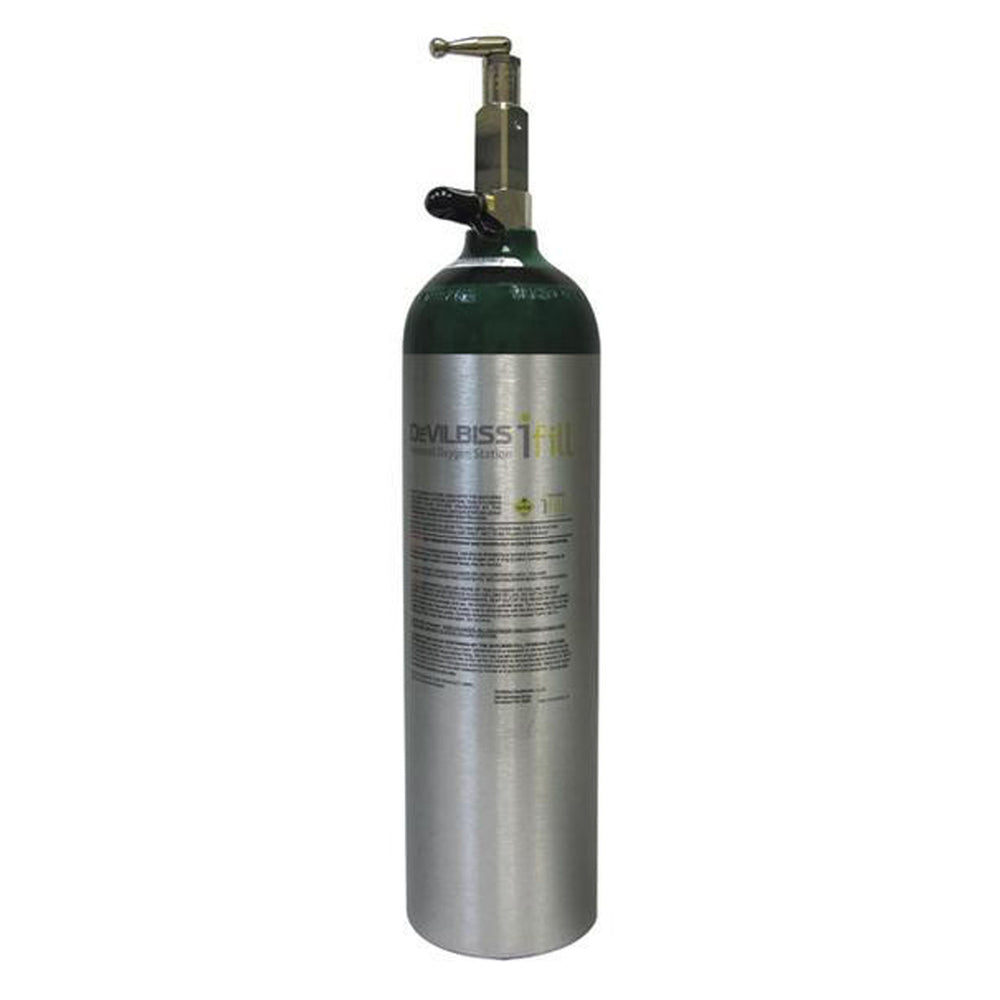DeVilbiss Healthcare 870 Post Valve Oxygen Cylinder, D Cylinder