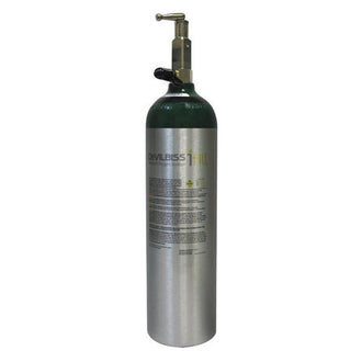 DeVilbiss Healthcare 870 Post Valve Oxygen Cylinder, D Cylinder - No Insurance Medical Supplies