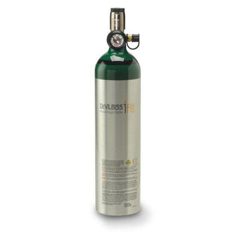 DeVilbiss Healthcare Continuous Flow Oxygen Cylinder, D Cylinder - No Insurance Medical Supplies