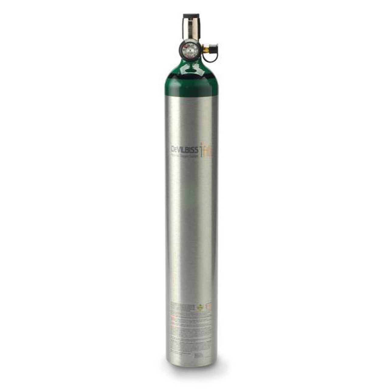 DeVilbiss Continuous Flow Oxygen Cylinder, E Cylinder - No Insurance Medical Supplies