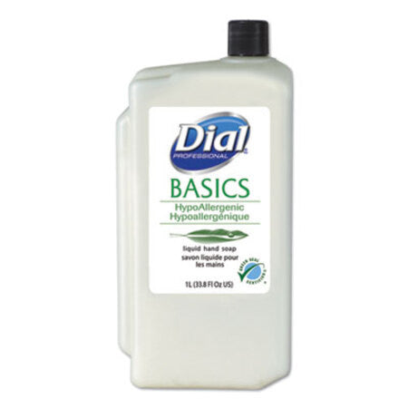 Dial Professional Basics Liquid Hand Soap, Fresh Flora, 1L Refill