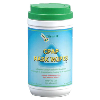 Citrus II CPAP Mask Cleaner Wipe, 62 Count - No Insurance Medical Supplies