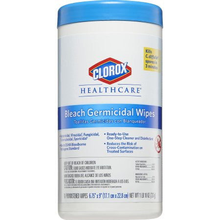 Clorox Bleach Germicidal Surface Disinfectant Wipes - 70 Count