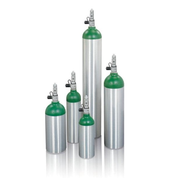Mri Compatible O2 Tanks Philips Respironics UltraFill MB08, 3000 PSI Oxygen Cylinder Tank ...