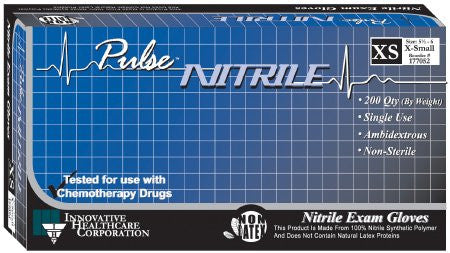 Pulse Nitrile Non-Sterile Exam Gloves - 200 Count