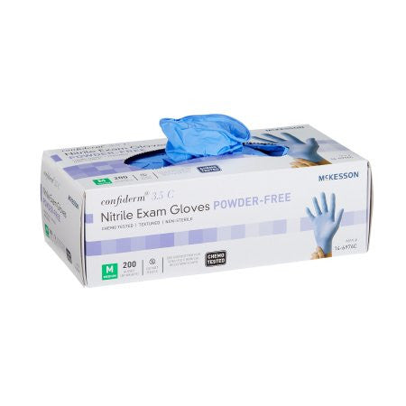 Confiderm 3.5C Nitrile Exam Gloves - Medium 200/Box - No Insurance Medical Supplies