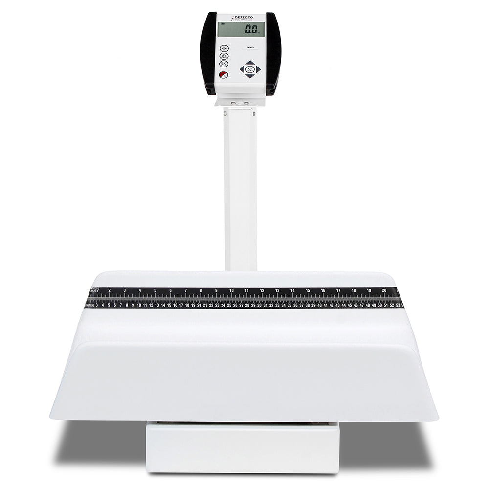 Detecto 130 lb x .1 lb / 59 kg x .05 kg Digital Baby Scale