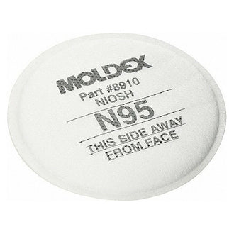 Moldex N95 Particulate Pre-Filters for 9000 Series Respirators - White - No Insurance Medical Supplies