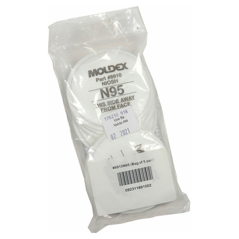 Moldex N95 Particulate Pre-Filters for 9000 Series Respirators - White