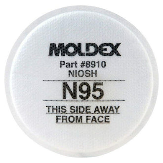 Moldex N95 Particulate Pre-Filters for 9000 Series Respirators - White - No Insurance Medical Supplies