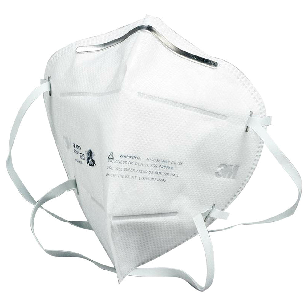 3M 9010 N95 Particulate Respirator Mask, One Size Fits Most - White