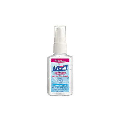 Purell Advanced Hand Sanitizer Gel Portable Pump Bottle - 2 fl oz