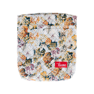 Havanue Quilted Tan Floral Medical Assist Bag - No Insurance Medical Supplies