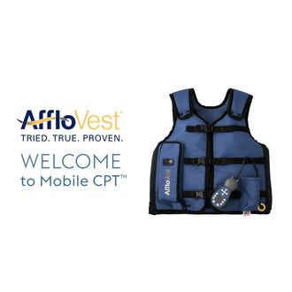 AffloVest Mobile Percussion Vest, Large - Certified Pre-Owned