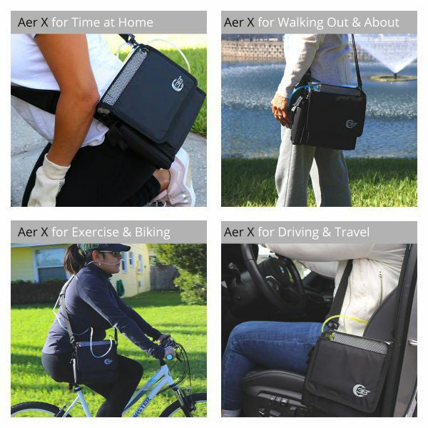 3B Medical Aer X 5L Portable Oxygen Concentrator with Carry Bag
