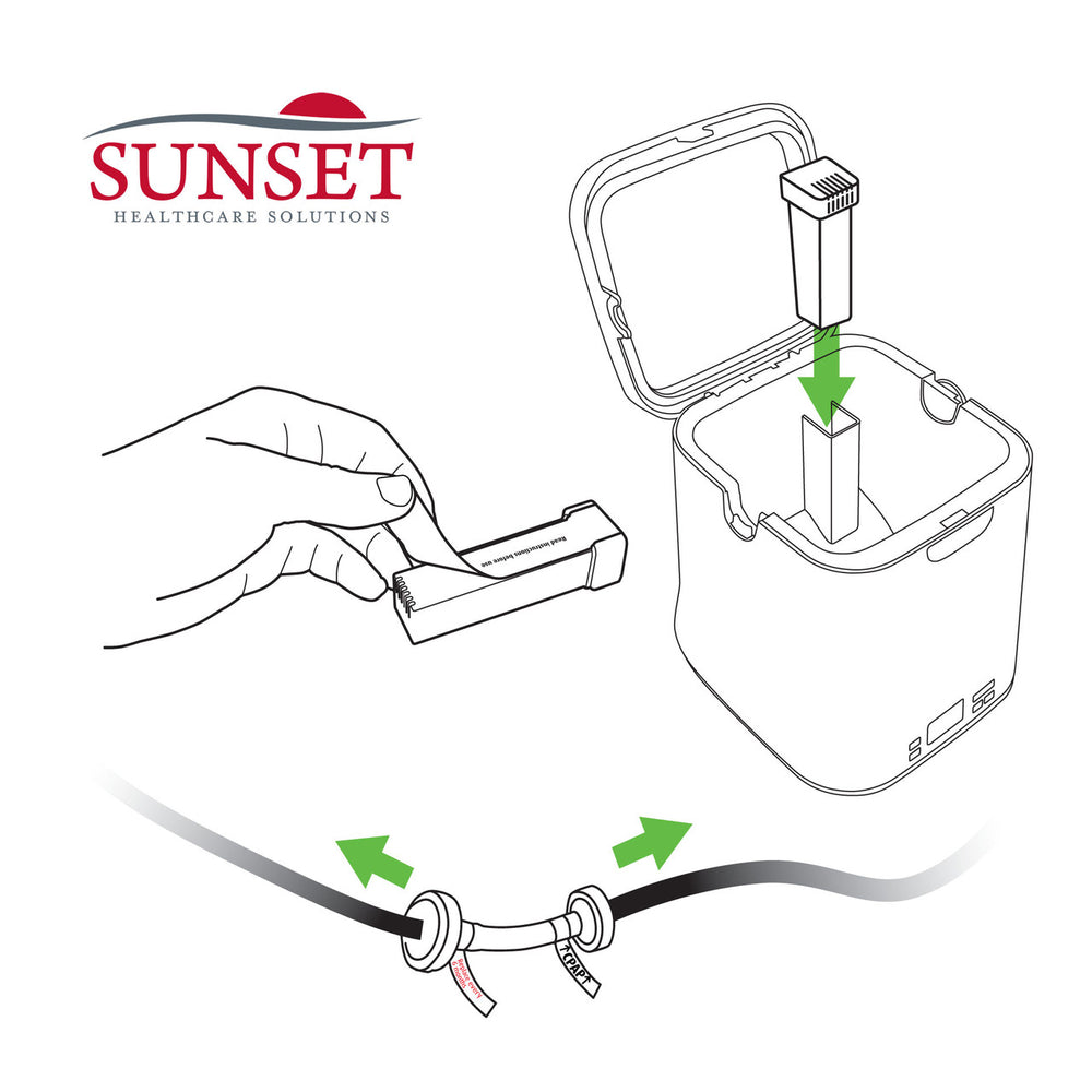 Sunset HCS Filter and Check Valve Kit for SoClean 2 Cleaning Device