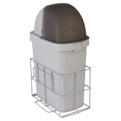 Detecto Waste Bin with Accessory Rail for Whisper Cart