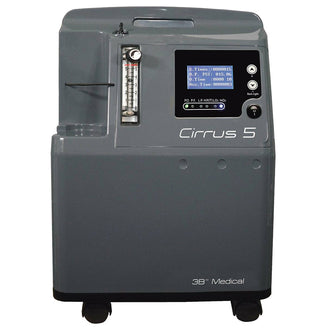 3B Medical Cirrus 5 Stationary Oxygen Concentrator with Internal Oxygen Monitor - Certified Pre Owned - No Insurance Medical Supplies