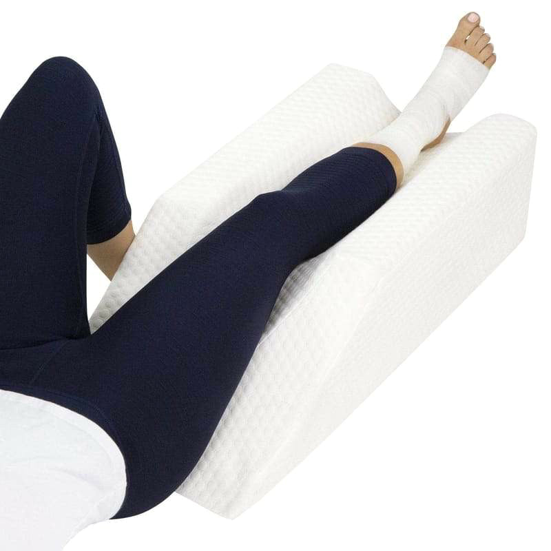 Vive Health Xtra-Comfort Leg Knee Elevation Pillow - White