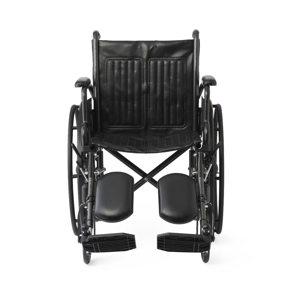 Guardian K1 Vinyl Wheelchair with Elevating Leg Rests, 16"