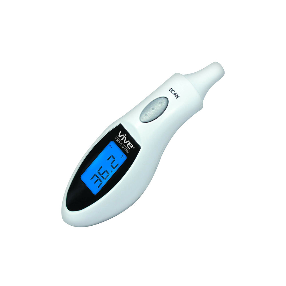 Vive Health Digital Ear Thermometer - White