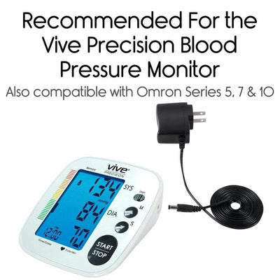 Vive Health Precision 6V Power Adapter - Black