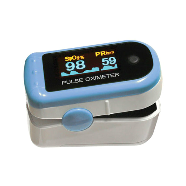 Vive Health Fingertip LED Pulse Oximeter - White