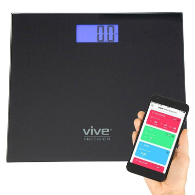 Vive Health Bariatric Scale Compatible with Smart Devices - Black