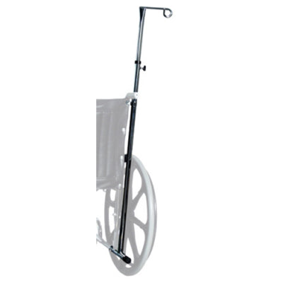 Graham Field Wheelchair One-Hook I.V. Pole, 1 Each