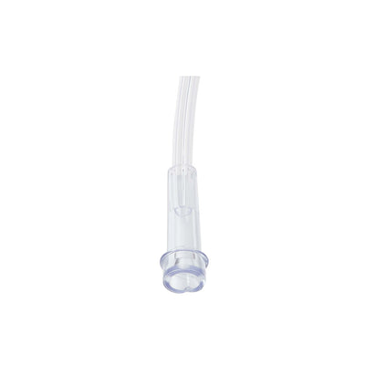Medline Crush Resistant Oxygen Tubing with Standard Connector - Clear, 7 Feet