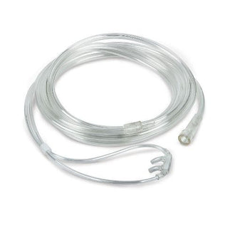 Medline Infant Soft-Touch Oxygen Cannula with Standard Connector - Clear, 7 Feet - No Insurance Medical Supplies