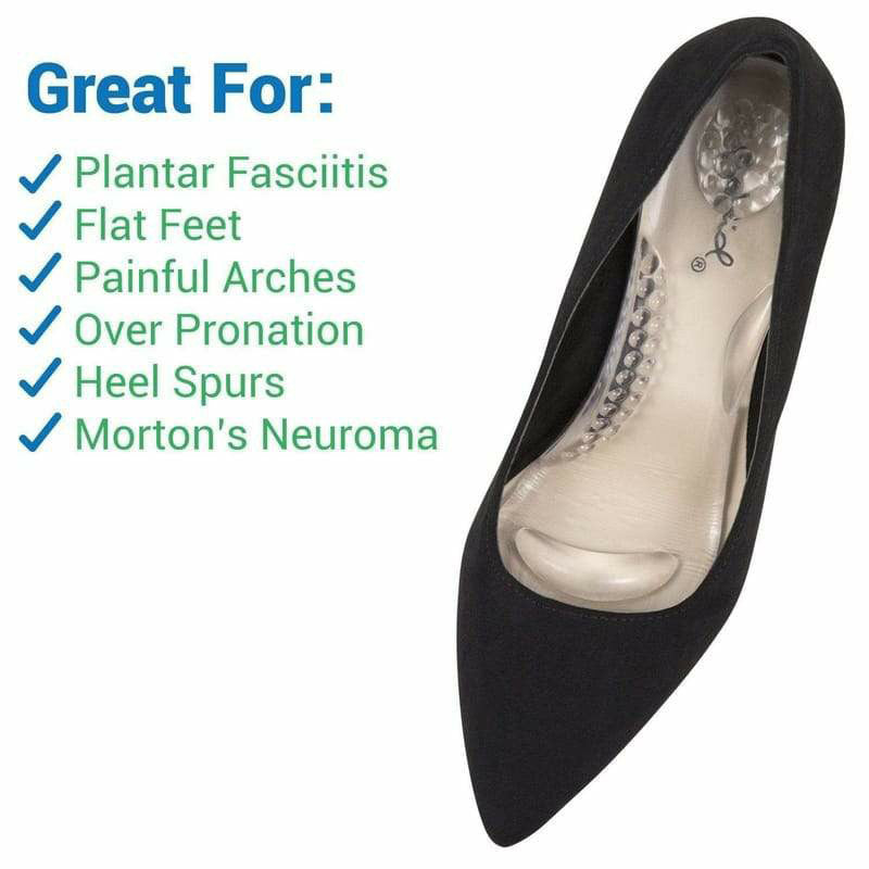 Vive Health Sole High Heel Insoles - White