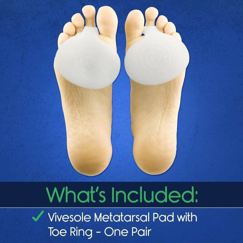 Vive Health Metatarsal Pads with Toe Ring