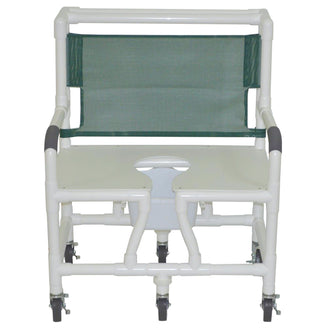 Graham Field Lumex 30" Bariatric Commode Bath Chair, 1 Each