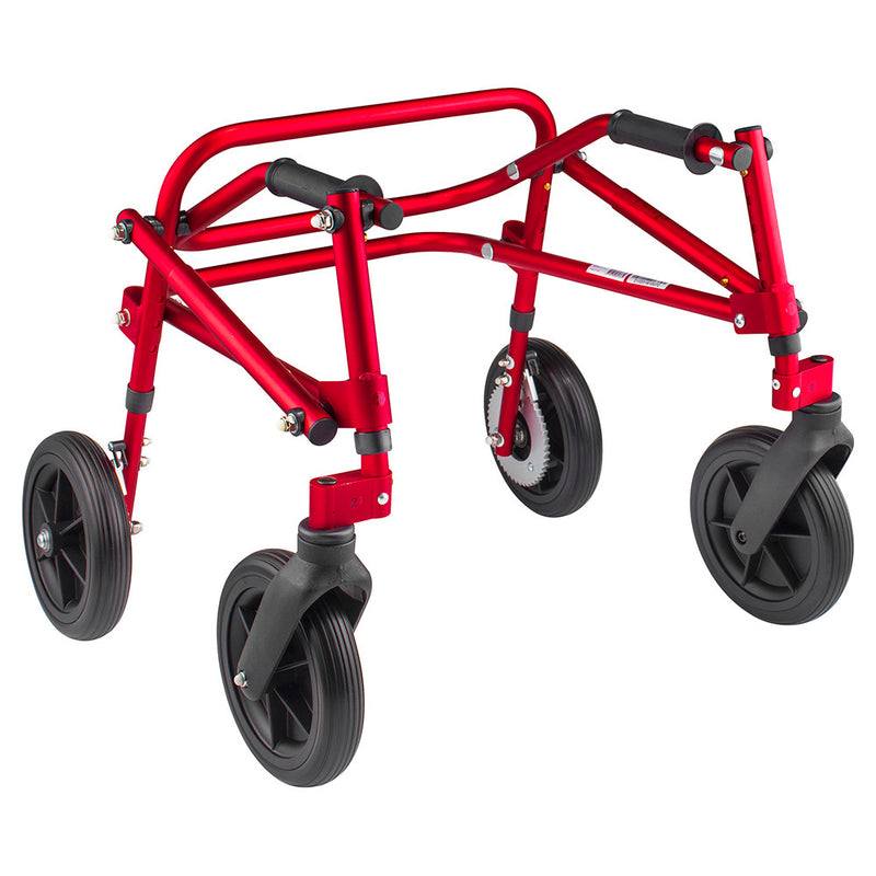 Circle Specialty Kilp 4 Wheeled with 8" Outdoor Wheels - Red, Extra-Small