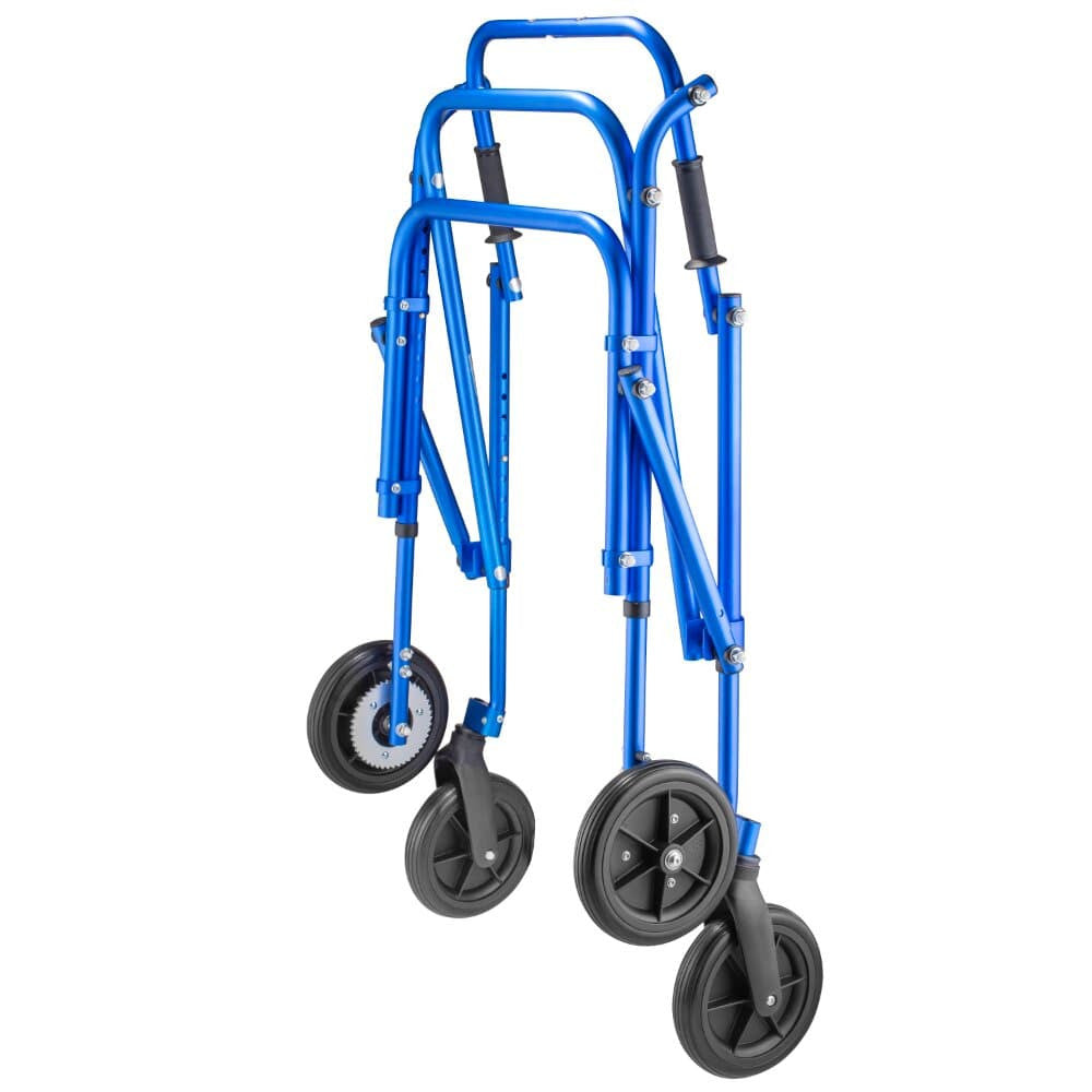 Circle Specialty Kilp 4 Wheeled with 8" Outdoor Wheels - Blue, Medium