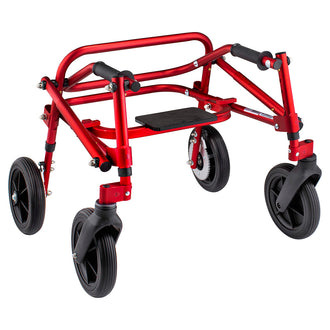 Circle Specialty Kilp 4 Wheeled with 8" Outdoor Wheels and Flip Up Seat - Red, Extra-Small