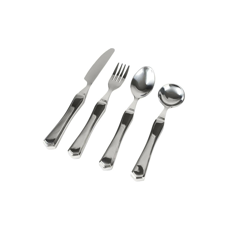 Vive Health Weighted Utensil Set - Stainless Steel