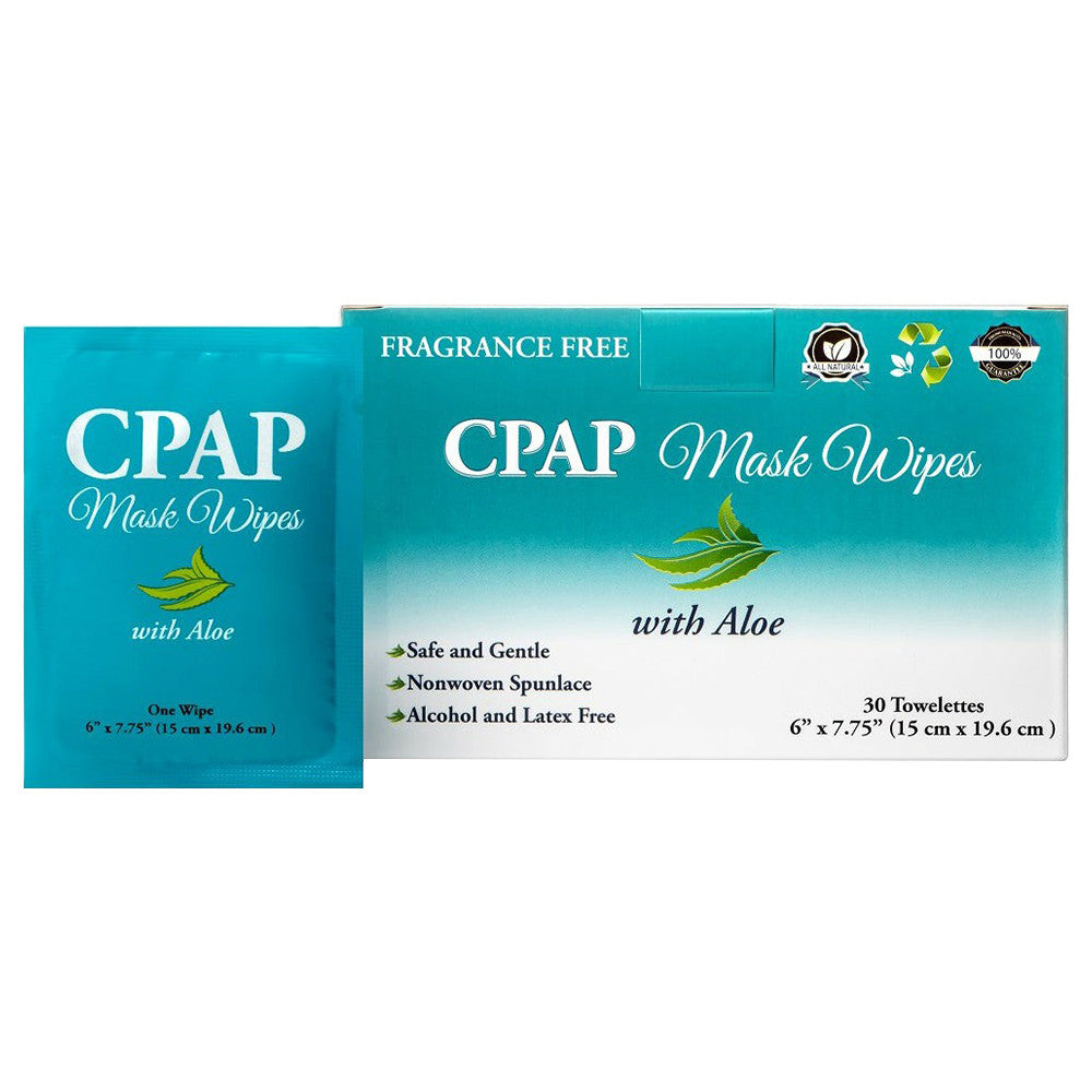 3B Medical Individually Packed Aloe CPAP Mask Wipes - 30 Count