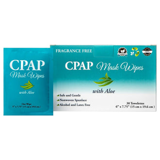 3B Medical Individually Packed Aloe CPAP Mask Wipes - 30 Count - No Insurance Medical Supplies